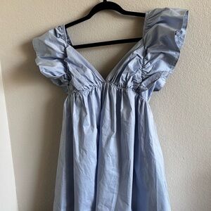 Light Blue Day + Moon Dress - Medium